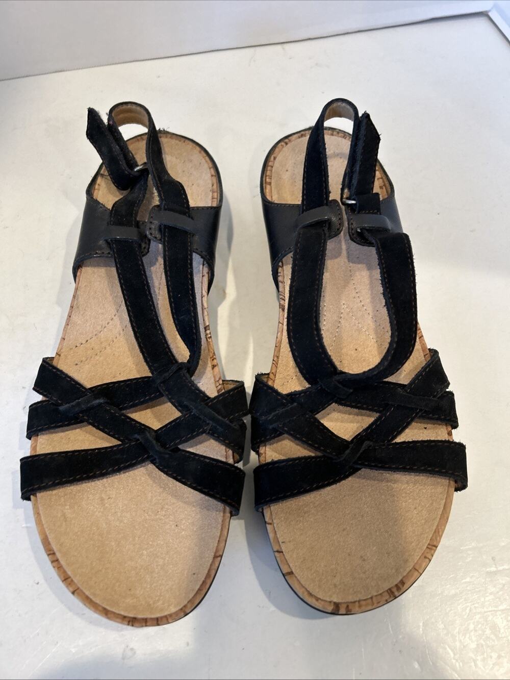 Naturalizer Comfort Hamilton Black Suede Sling Back Women's Size 8.5 M
